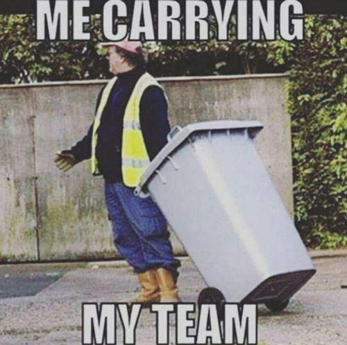 me carrying my team lol