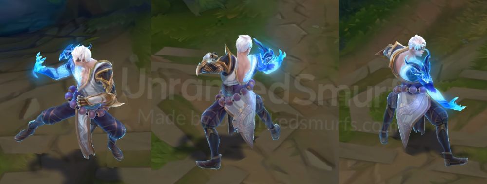 Storm Dragon Lee Sin Back and profile in-game