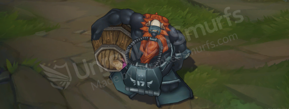Gragas in-game frontal view