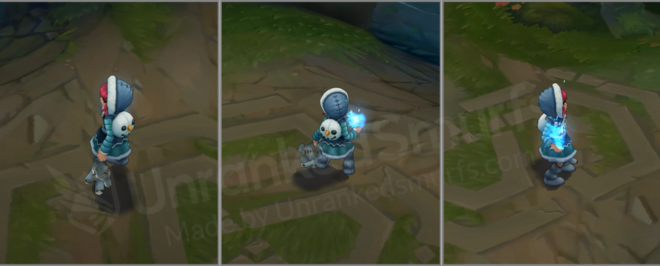 Frostfire Annie Back and profile in-game