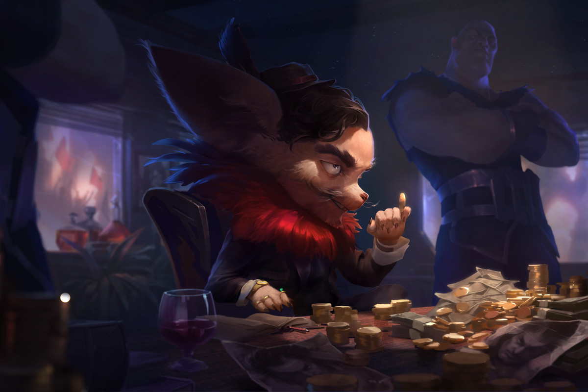 league of legends shop keeper counting monney