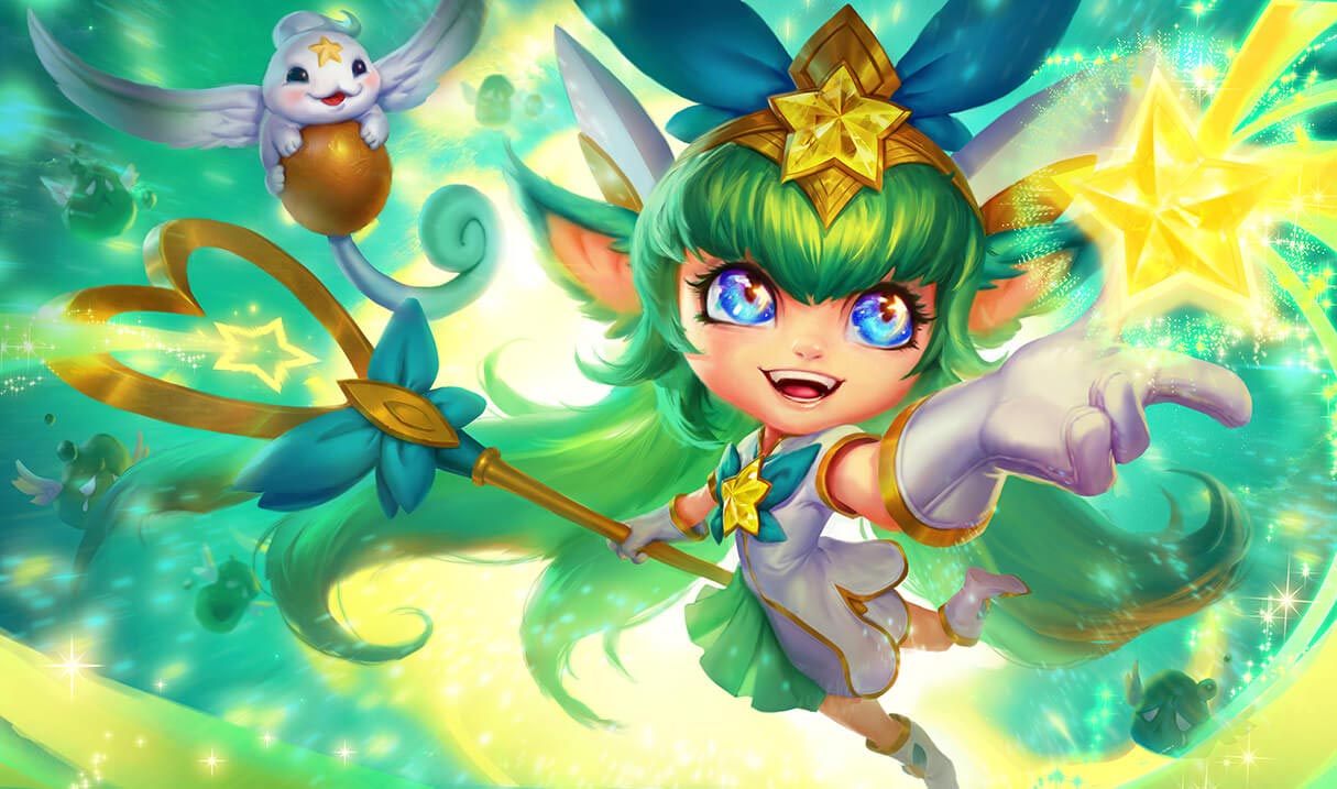 league of legends st patricks day star guardian lulu skin