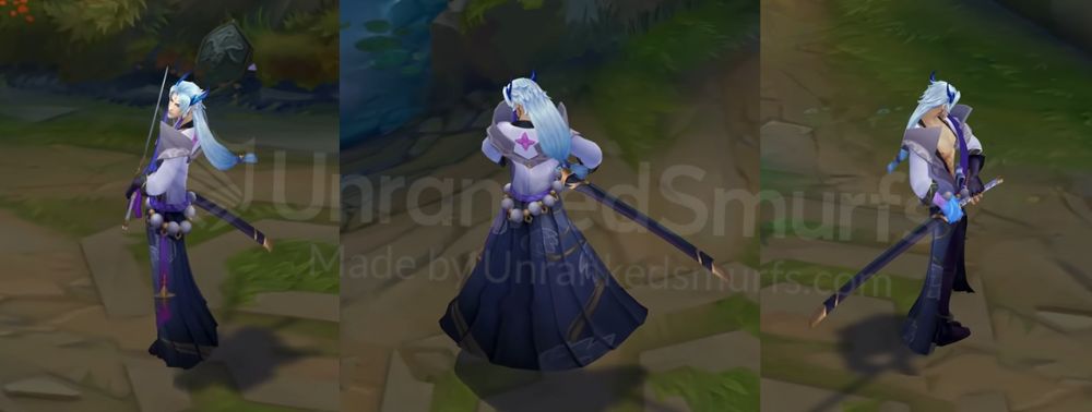 Spirit Blossom Yone Back and profile in-game