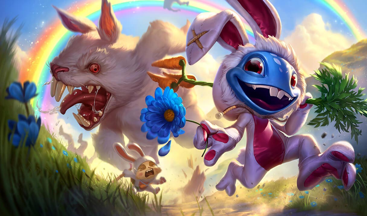 league of legends cottontail fizz easter skin