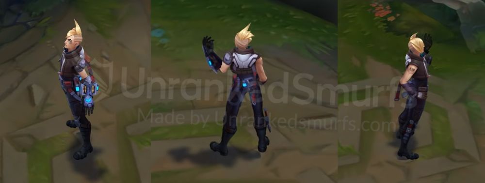 Psyops Ezreal Back and profile in-game