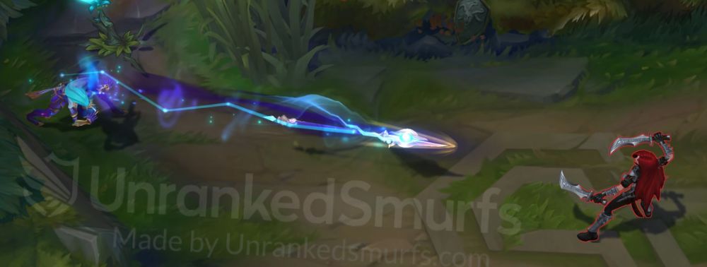 Cosmic Huntress Nidalee Q animation
