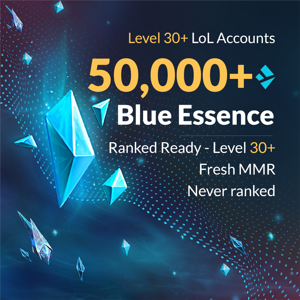 Blue Essence lol accounts CTA