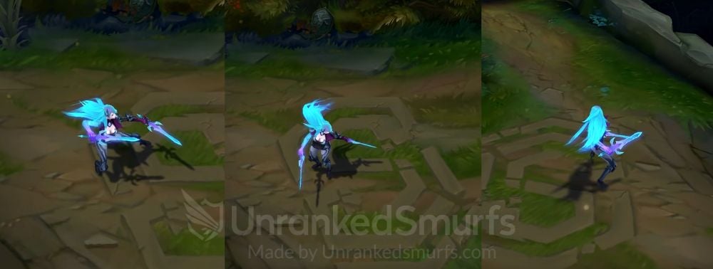 Death Swordn katarina skin in-game side and back