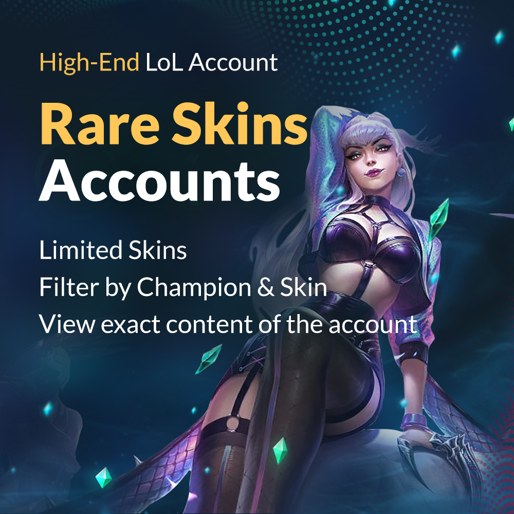 Rare skins accounts CTA