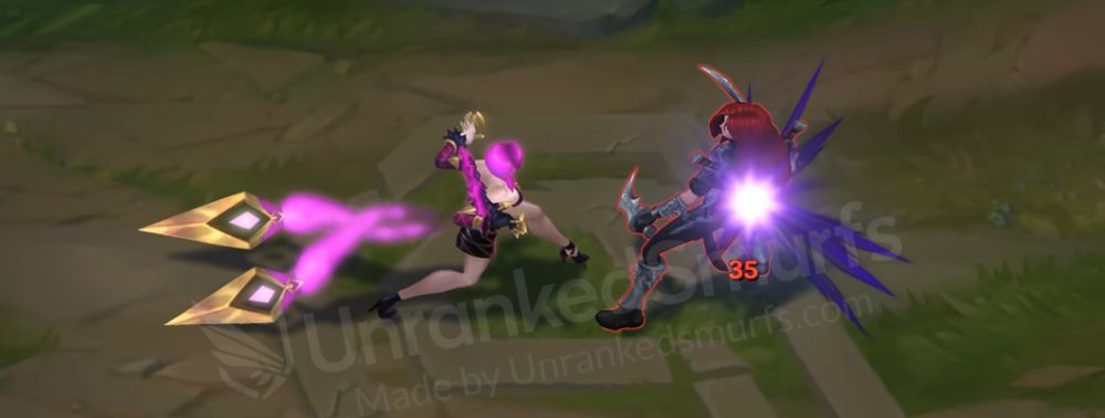 K/DA Evelynn Auto attack animation