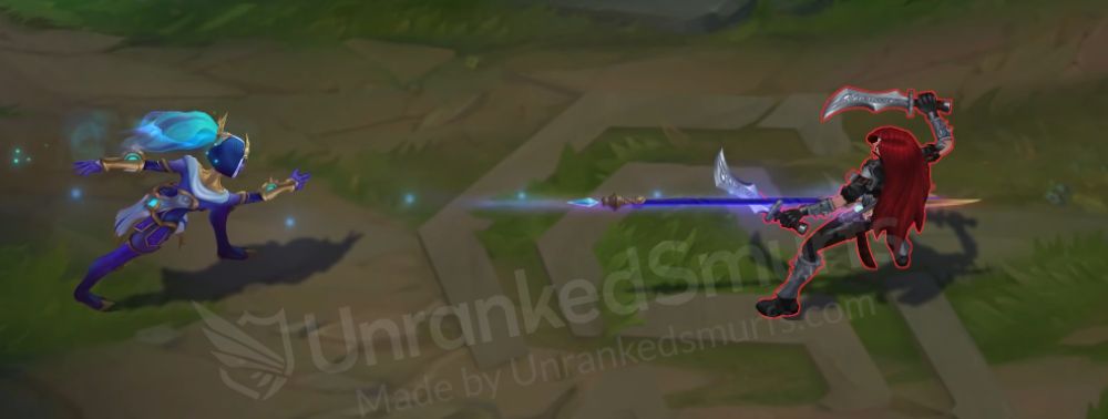 Cosmic Huntress Nidalee Auto attack animation