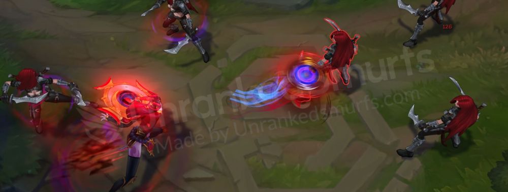 Blood Moon Sivir W Animation