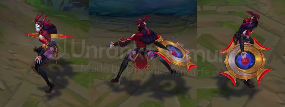 Blood Moon Sivir Back and profile in-game