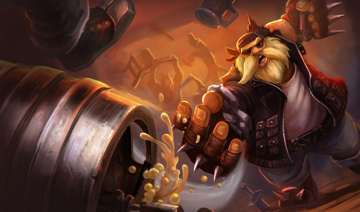 Gragas splash art