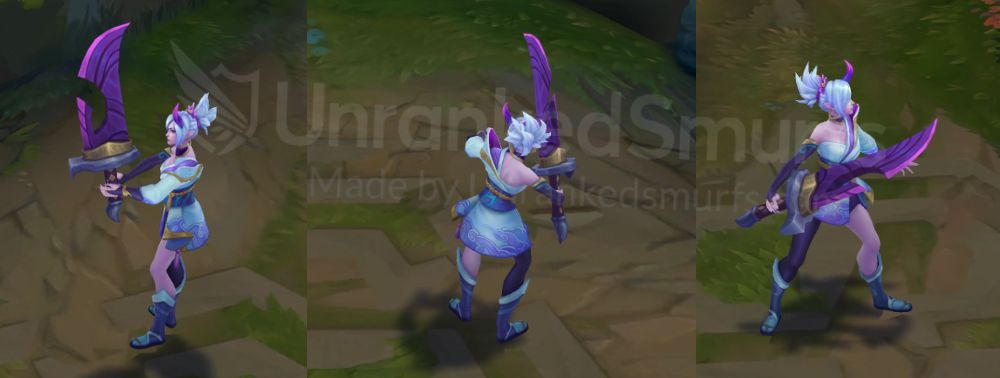 Spirit Blossom Riven Back and profile in-game