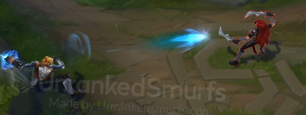 Prestige Pulsefire Ezreal Q1 animation