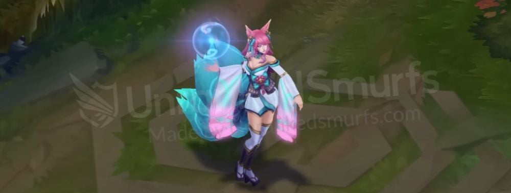 Spirit Blossom Ahri front in-game