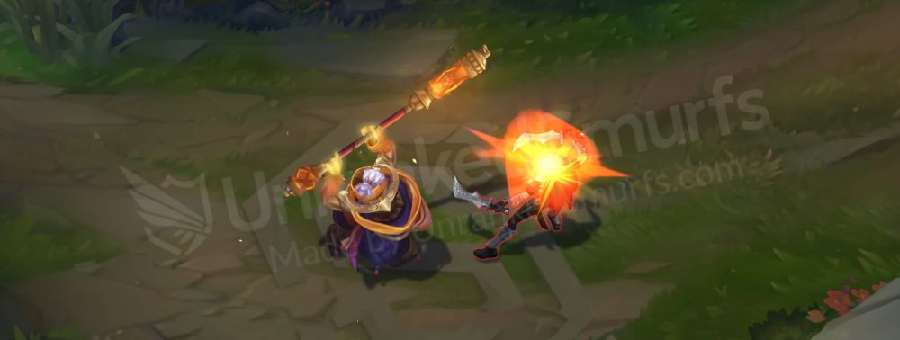 Godstaff Jax Auto attack animation