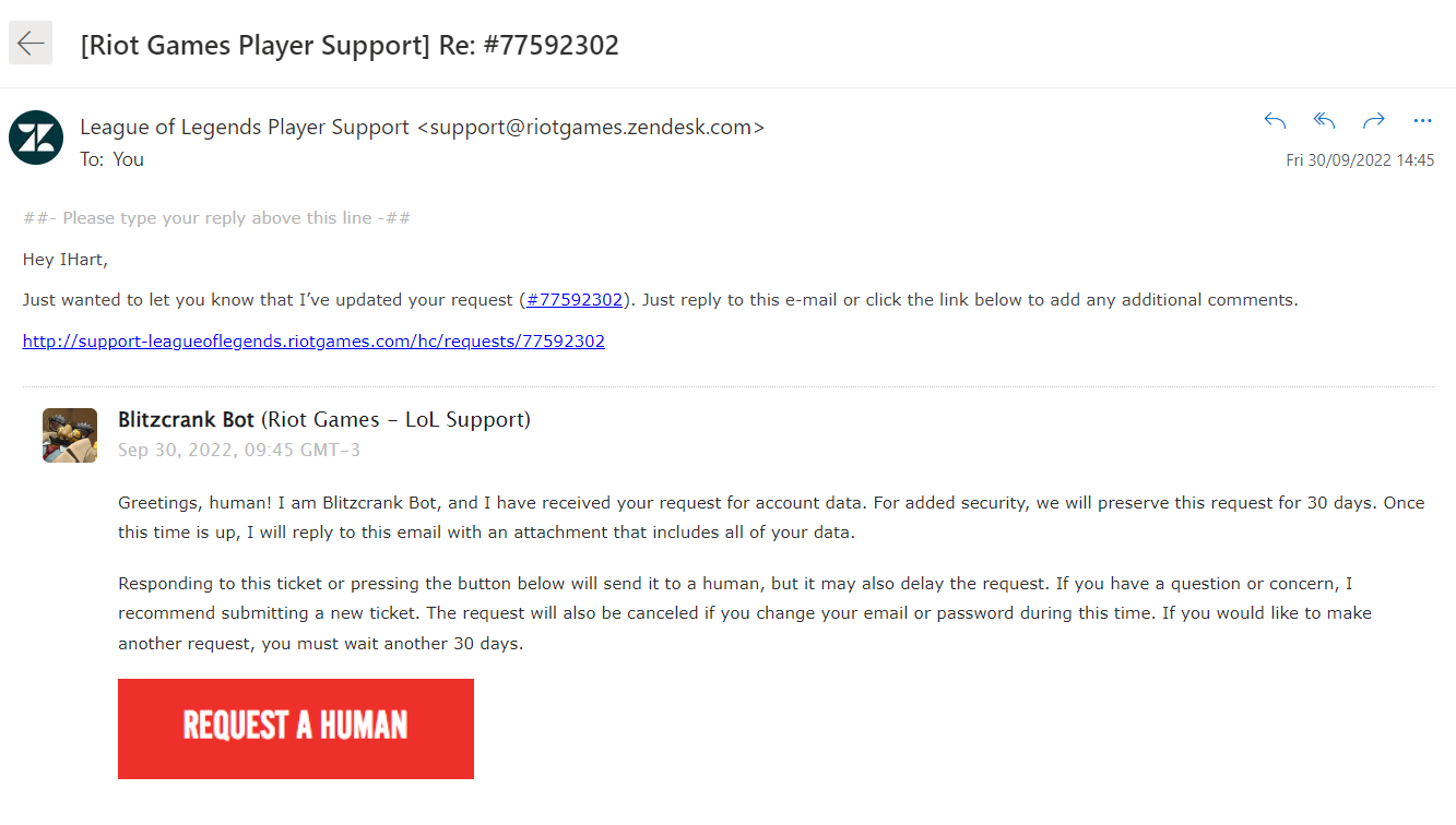 Riot Games Says My Account Is Linked To This Email Is There