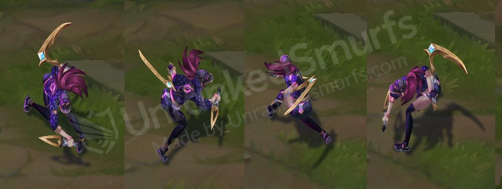 in-game image KDA akali profile and back