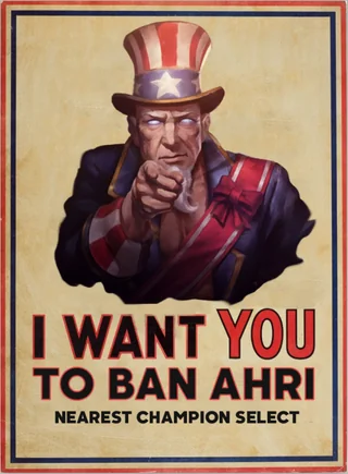 Image used to promote the Ahri Boycott call