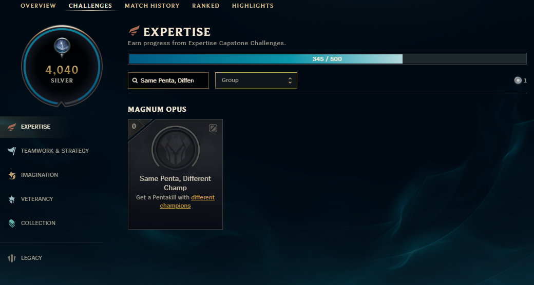 Same Penta, Different Champ