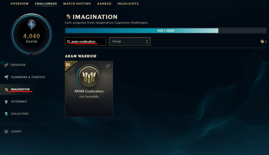 aram eradication lol client