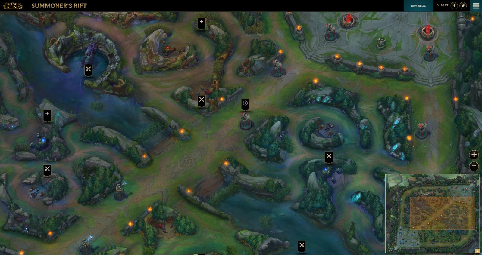 Summoners Rift Map Tool
