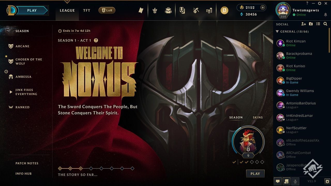 League of legends client