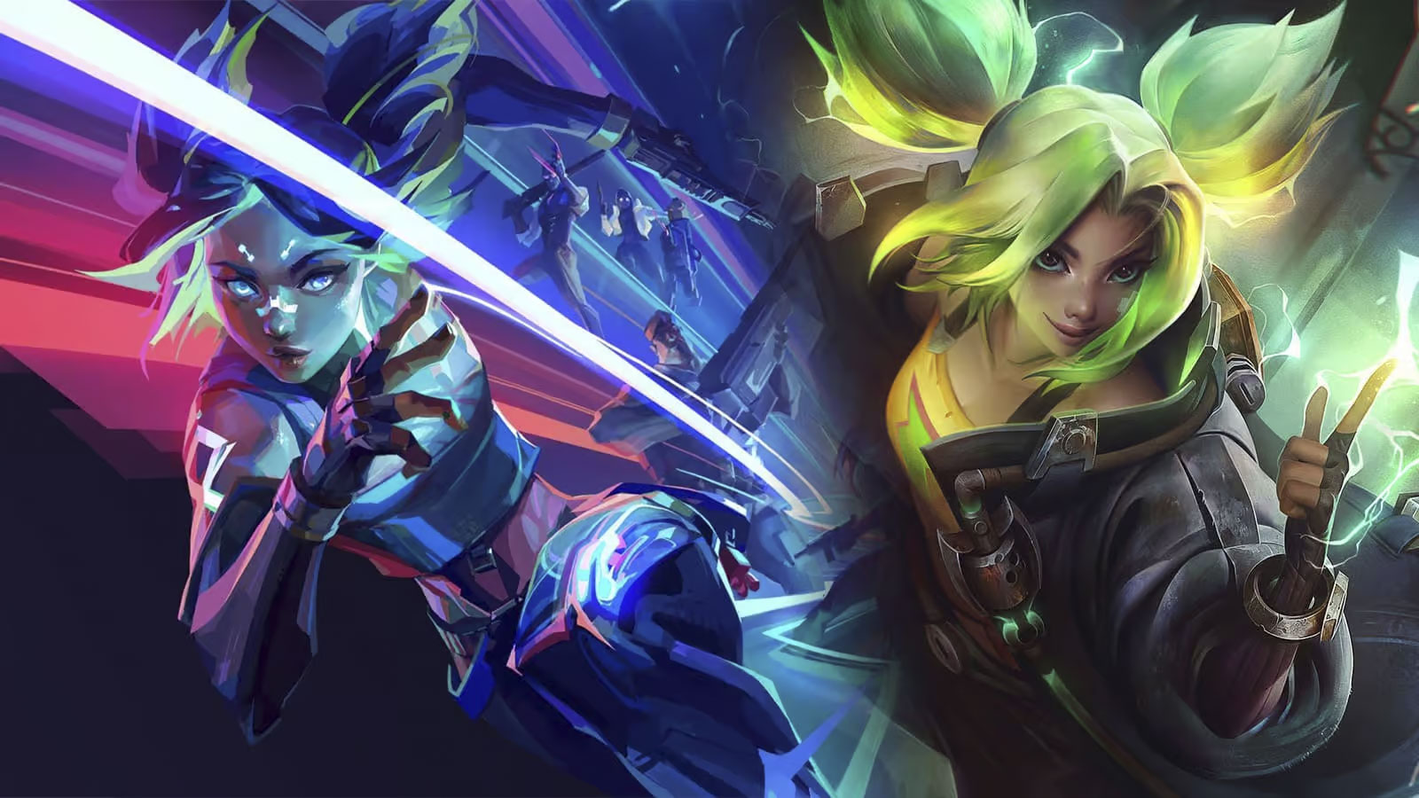 zeri neon crossover lol valorant image
