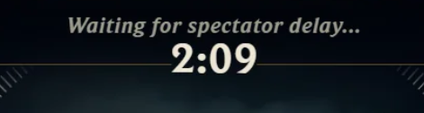 spectator delay