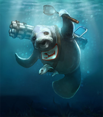 Urf the Manatee Concept Art