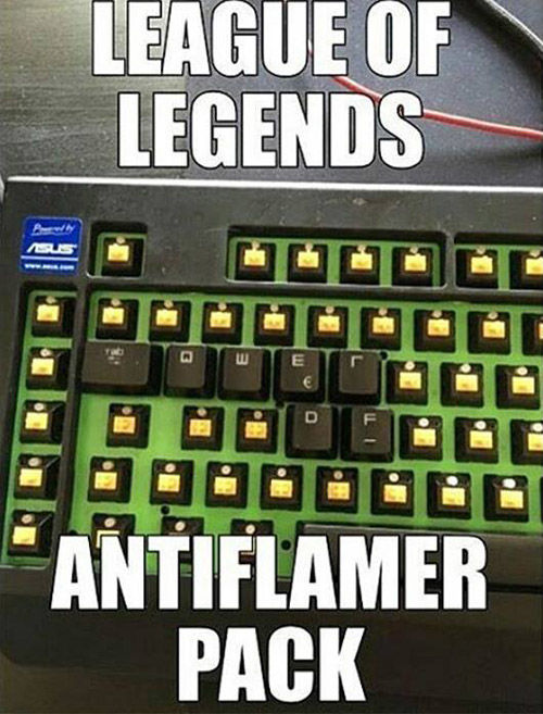 LoL Antiflamer meme