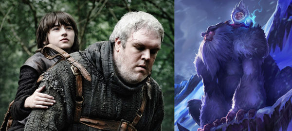 Barn and Hodor Nunu League of Legends