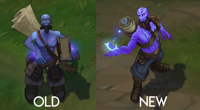 Ryze champion rework before after