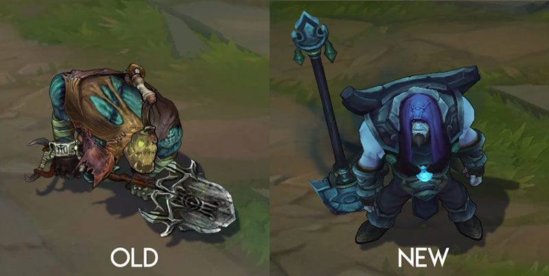 Yorick champion rework before after