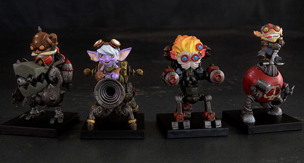 league of legends champion figures mechs vs minions