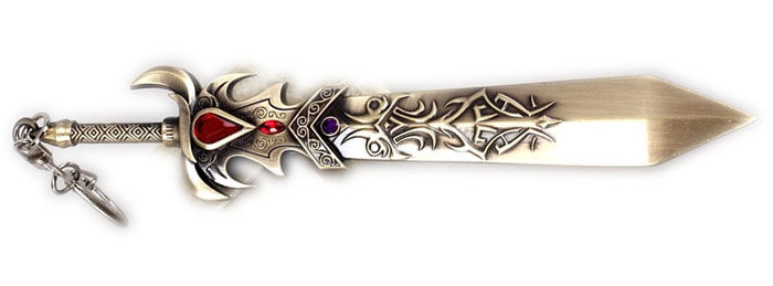 garen sword keychain