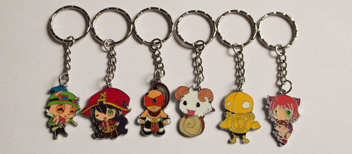 Keychains League of Legends lnspired Support and Carry Keychain Set