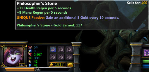 Philosopher's Stone Item Tooltip