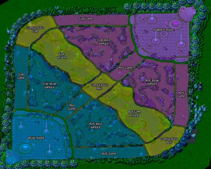 summoners rift map layout