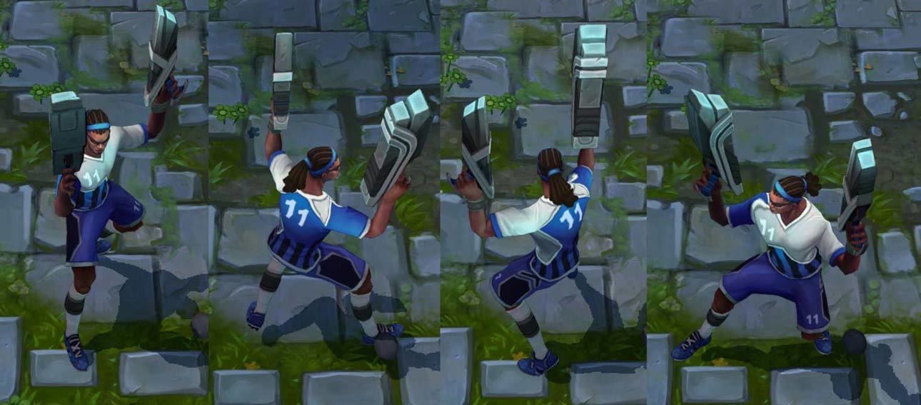 League of Legends Soccer Cup Skin Line