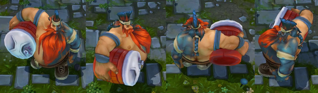 Superfan Gragas LoL Skin