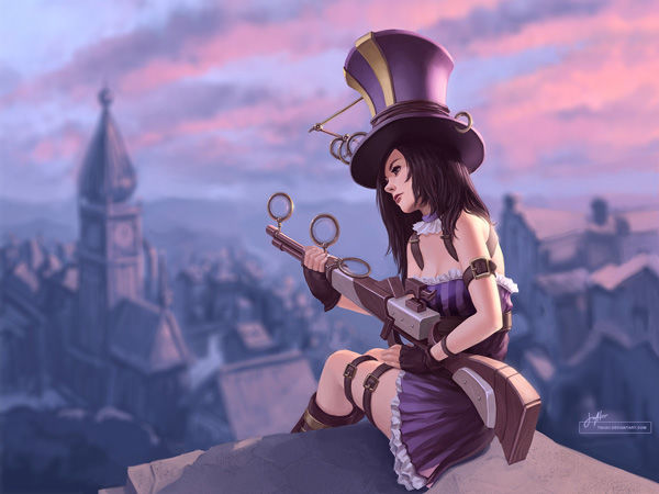 Caitlyn League of Legends Wallpaper