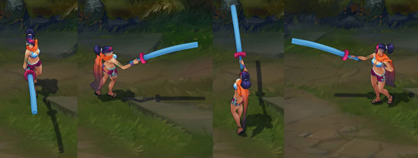 pool party fiora skin