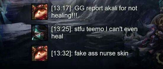 league of legends fake ass nurse