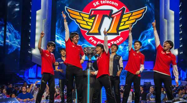 SKT1 Worlds Celebration