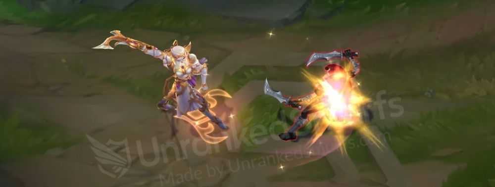 Prestige Battle Queen Diana Auto attack animation