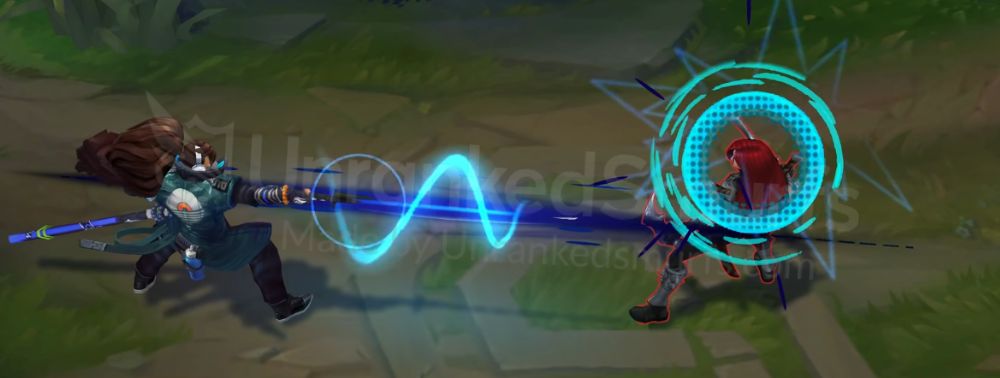 True Damage Yasuo Q animation