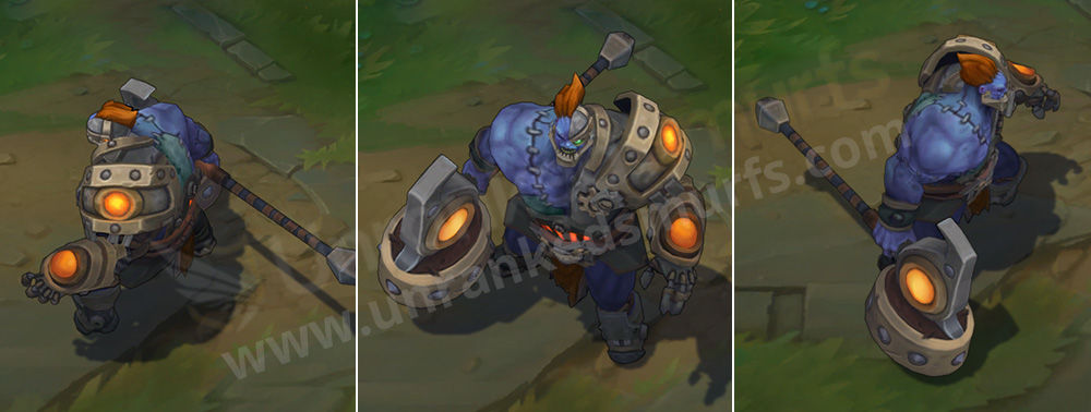 Hextech Sion skin in-game